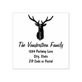 Carimbo de devolução do nome da família Rustic Dee