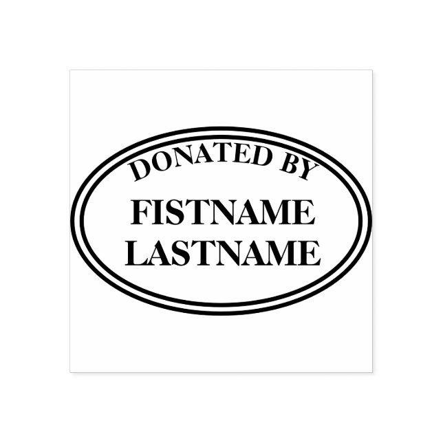 Carimbo de doação do livro de estilos de bibliotec (Impressão)