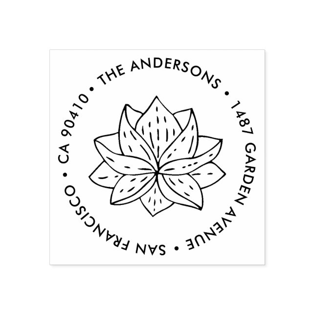 Carimbo de Endereço, carimbo de endereço personali (Impressão)