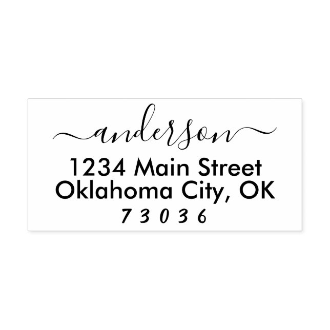 Carimbo de Endereço de Devolução Automático Person (Design)