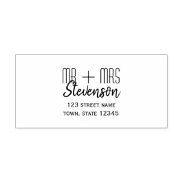 Carimbo de Endereço de Devolução de Casamento de S