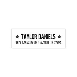 Carimbo de Endereço de Devolução de Estrelas Russa