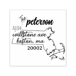 Carimbo de Endereço de Devolução de Massachusetts