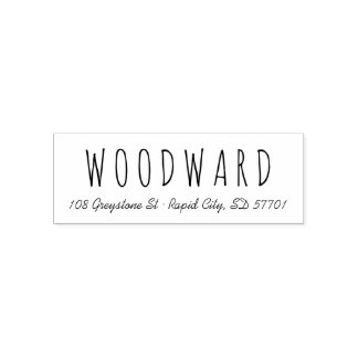 Carimbo de Endereço de Devolução de Script de Letr