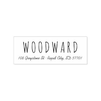 Carimbo de Endereço de Devolução de Script de Letr