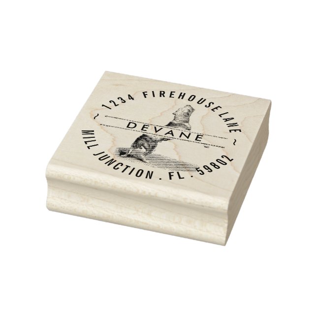 Carimbo de Endereço de Devolução de Touro Touro Ta (Carimbo)