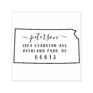 Carimbo de Endereço de Devolução do Kansas