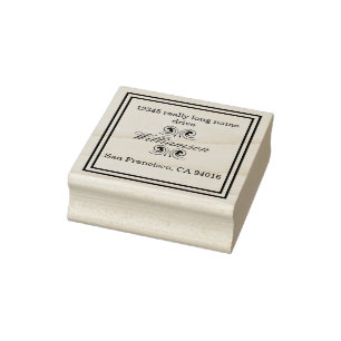 Carimbo de endereço de devolução personalizado