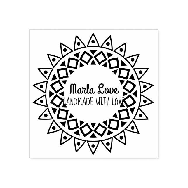 Carimbo de Endereço de Devolução SUNBURST (Impressão)