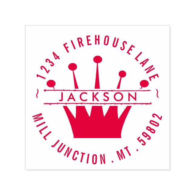 Carimbo de Endereço de Retorno com Autotoque Real (Design)