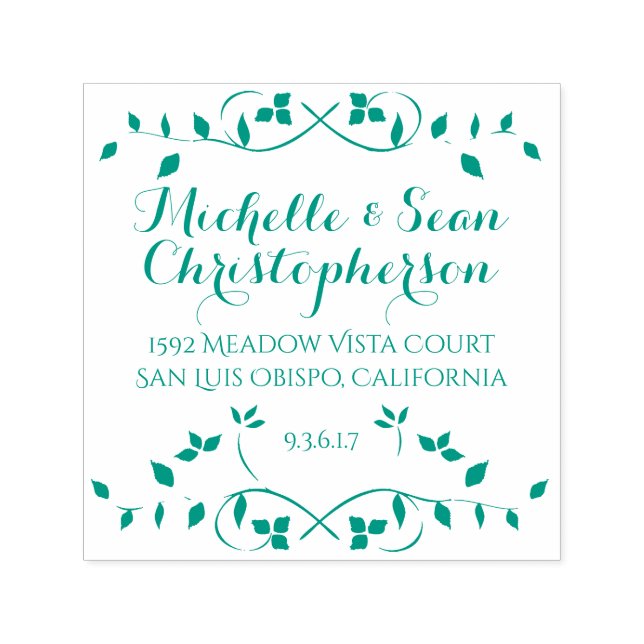 Carimbo de Endereço de Retorno de Autodigitação de (Design)