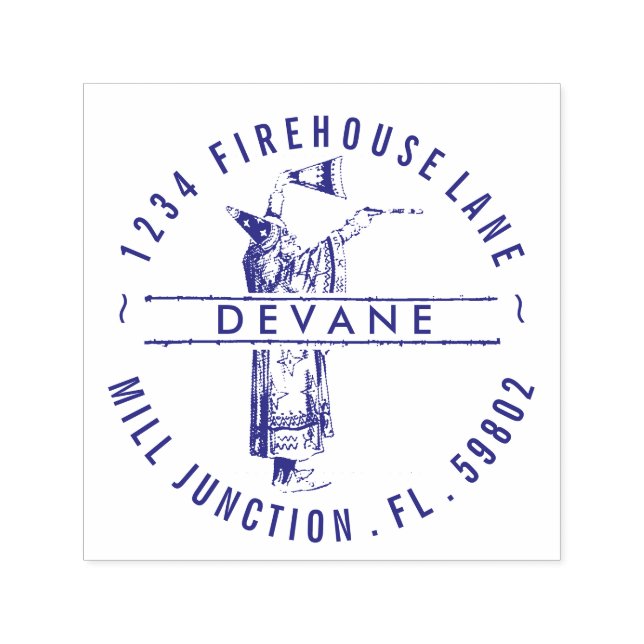 Carimbo de Endereço de Retorno de Autodigitação do (Design)