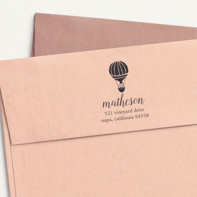 Carimbo de Endereço de Retorno do Balão de Ar Quen (Criador carregado)