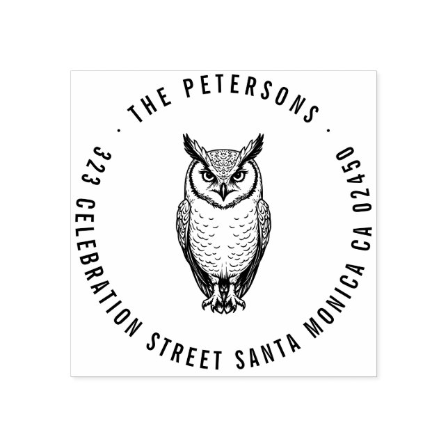 Carimbo de Endereço de Retorno do Corpo Negrito (Impressão)