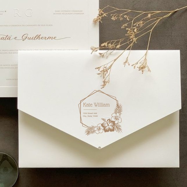 Carimbo de endereço de retorno do Havaí (Criador carregado)