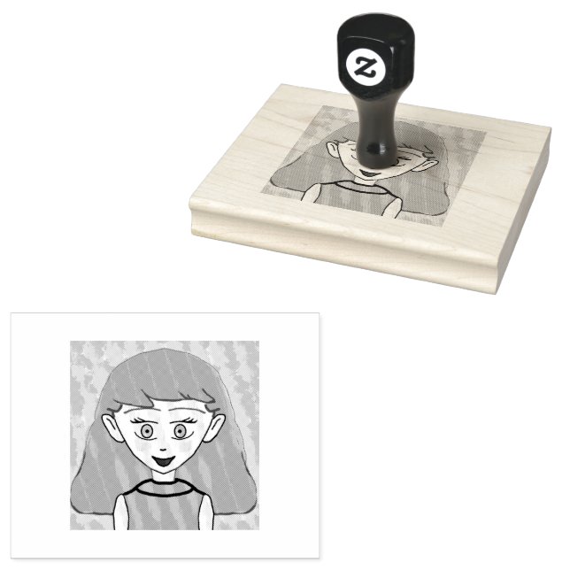 Carimbo de feliz (Carimbado)