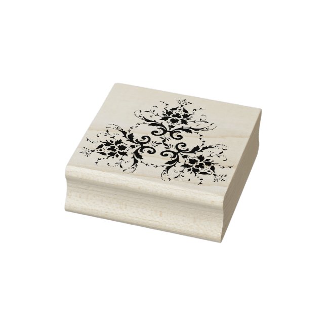 Carimbo de flores de triângulo (Carimbo)