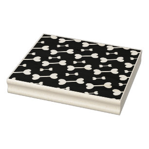 Carimbo de ilustração de ossos engraçados