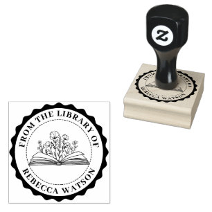 CARIMBO DE LIVRO PERSONALIZADO