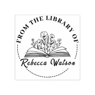 CARIMBO DE LIVRO PERSONALIZADO