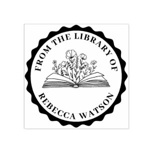 CARIMBO DE LIVRO PERSONALIZADO