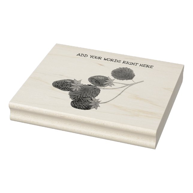 Carimbo de Morango Personalizado (Carimbo)