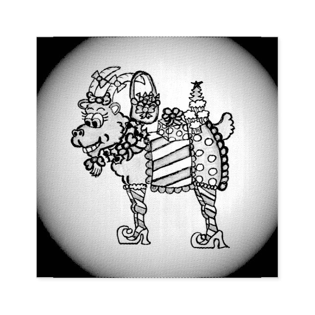 Carimbo de Natal Engraçado (Impressão)