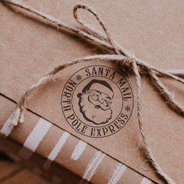 Carimbo de Natal Entrega Especial Papai Noel