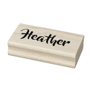 Carimbo de Nome de Borracha Personalizado