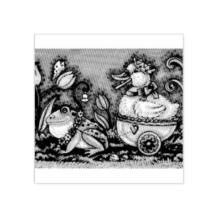 CARIMBO DE PÁSCOA DE IMPRESSÃO sapo E DUCK *Person