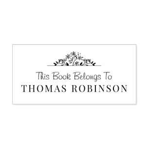 carimbo de quadro botânico