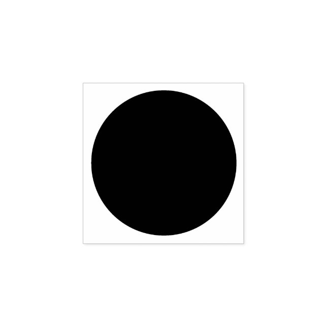 Carimbo de Rubbir Círculo (Impressão)