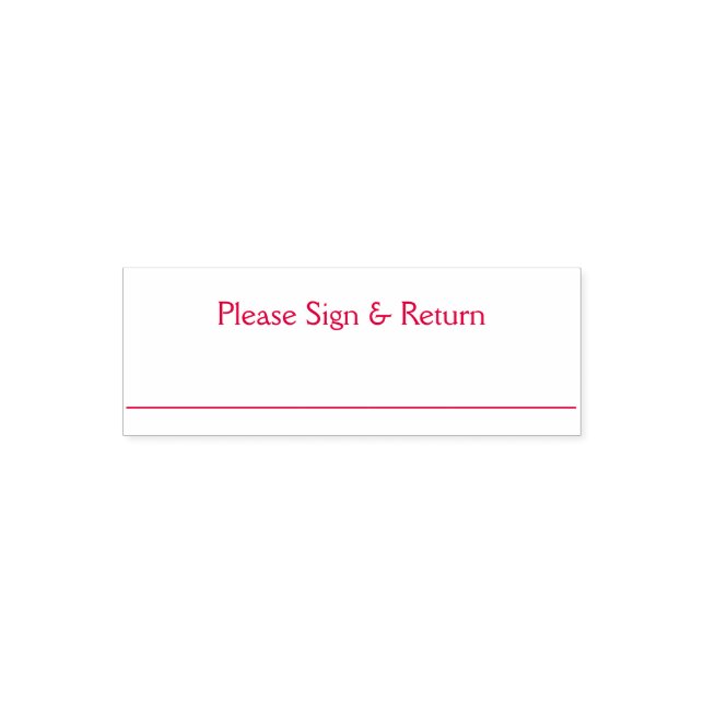 Carimbo de Sinal e Retorno (Design)