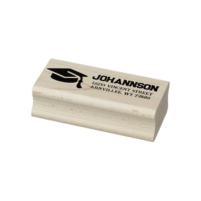 Carimbo do Endereço de Retorno do boné de formatur (Carimbo)