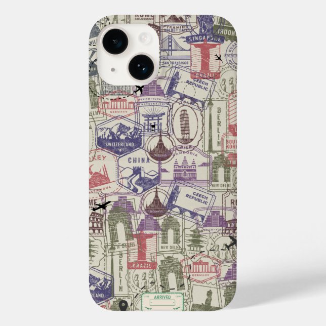 Carimbo do país _ Mala móvel (Verso)