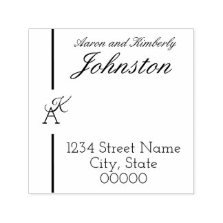 Carimbo inicial da linha minimalista