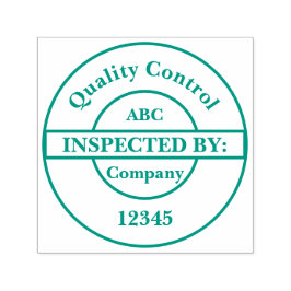 Carimbo Personalizado De Autoscolagem De Controle