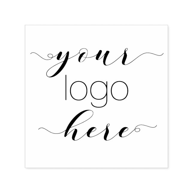 Carimbo Personalizado de Autotinta de Script Elega (Design)