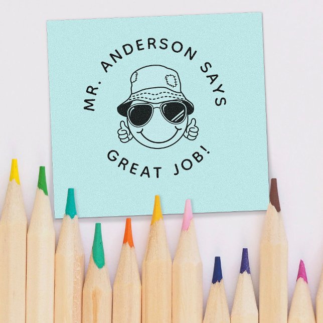 Carimbo Personalizado de Professora de Volta à Ofe (Criador carregado)