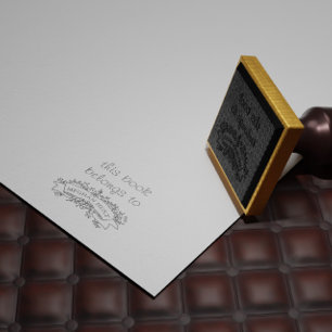 Carimbo Personalizado de Propriedade de Livro