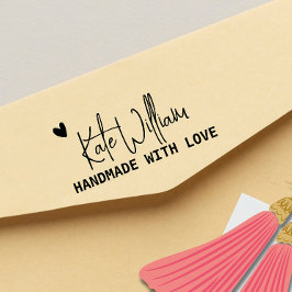 Carimbo personalizado para o item feito à mão