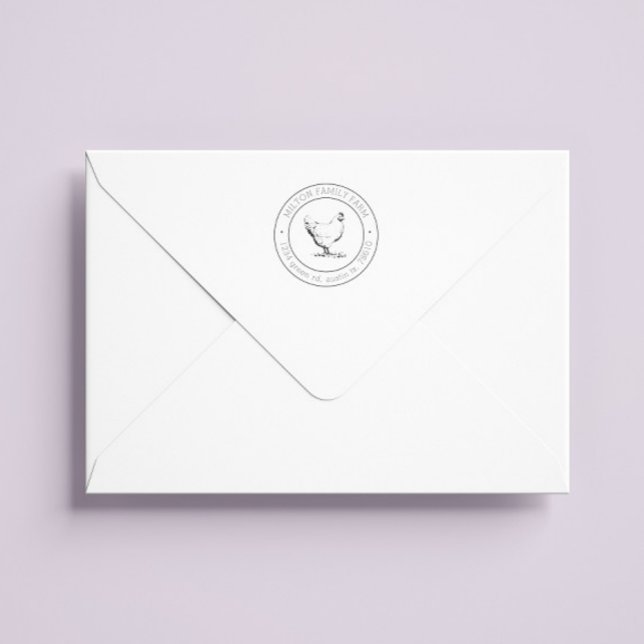 Carimbo Rústico de Retorno de Galinha (Criador carregado)