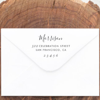 Carimbos de Borracha de Nome da Família Personaliz