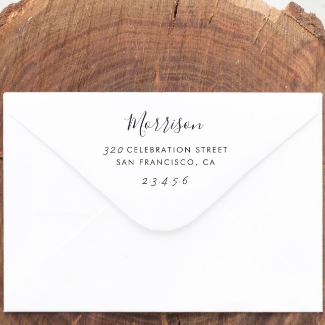 Carimbos de Borracha de Nome da Família Personaliz (Stamp Mock-up)