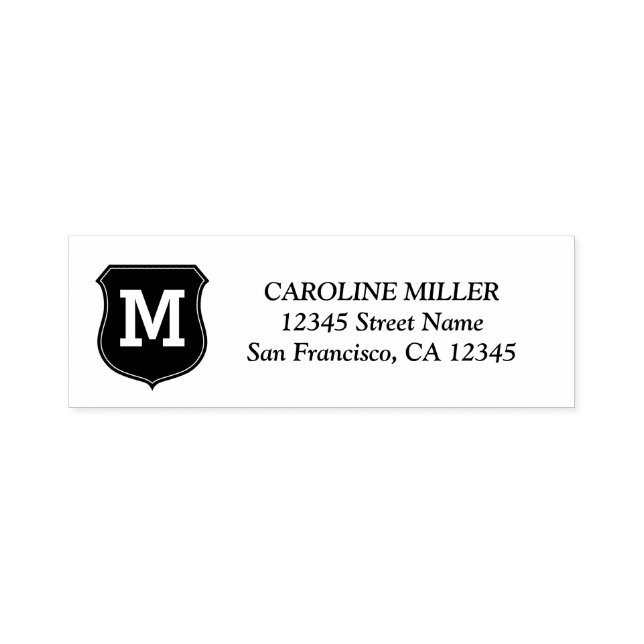 Carimbos de endereço de devolução auto-entintados  (Design)