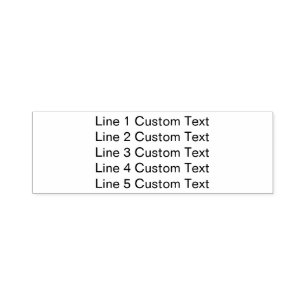 Carimbos personalizados