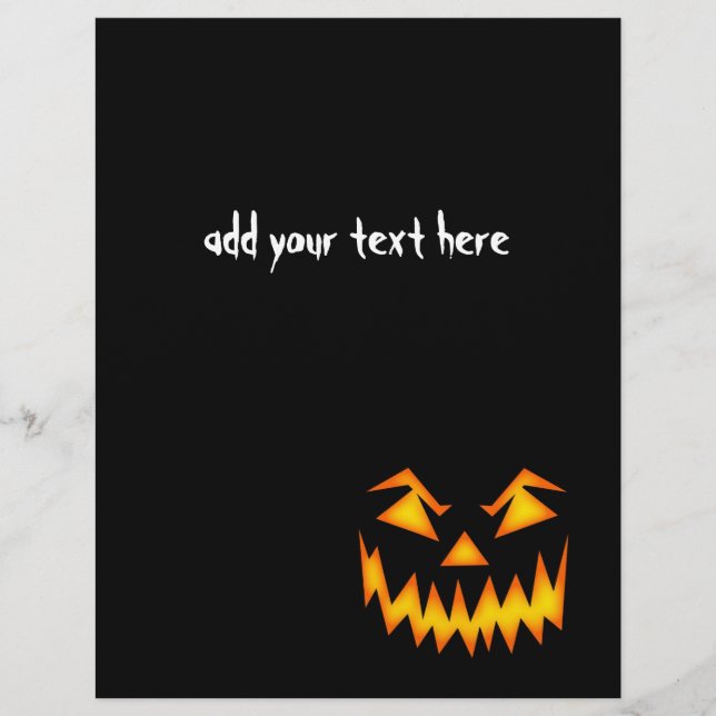 Caríssimo rosto de Halloween (Frente)