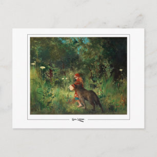 Carl Larsson #9 - Cartão postal de arte fina