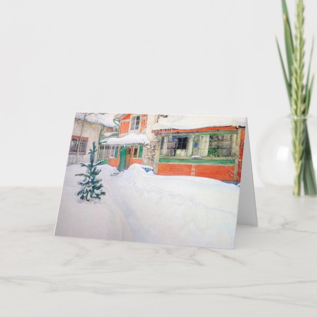 Carl Larsson - Algodão de Cartão de Natal Personal (Frente)