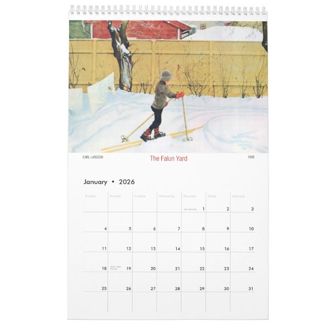 Carl Larsson fora do calendário das portas 2015 (Jan 2026)